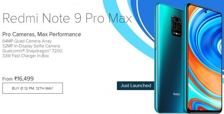 Redmi Note 9 Pro Max Vs