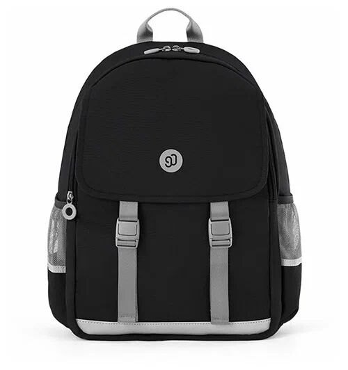 Рюкзак школьный  NINETYGO Genki School Backpack (черный) - 1