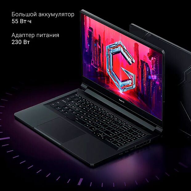 Игровой ноутбук Redmi G 2021 (Intel Core i5 11260H /16Gb/512Gb/RTX3050) JYU4373CN (Black) - 13