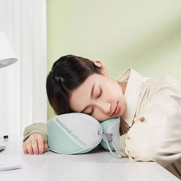 Массажная подушка Lefan massage sleep aid neck pillow fashion upgrade LF-J003-MGY (Grey) - 5