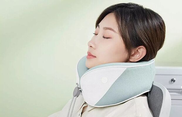 Массажная подушка Lefan massage sleep aid neck pillow fashion upgrade LF-J003-MGY (Grey) - 4