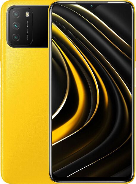 Смартфон Poco M3 4/64GB (Yellow) - 1