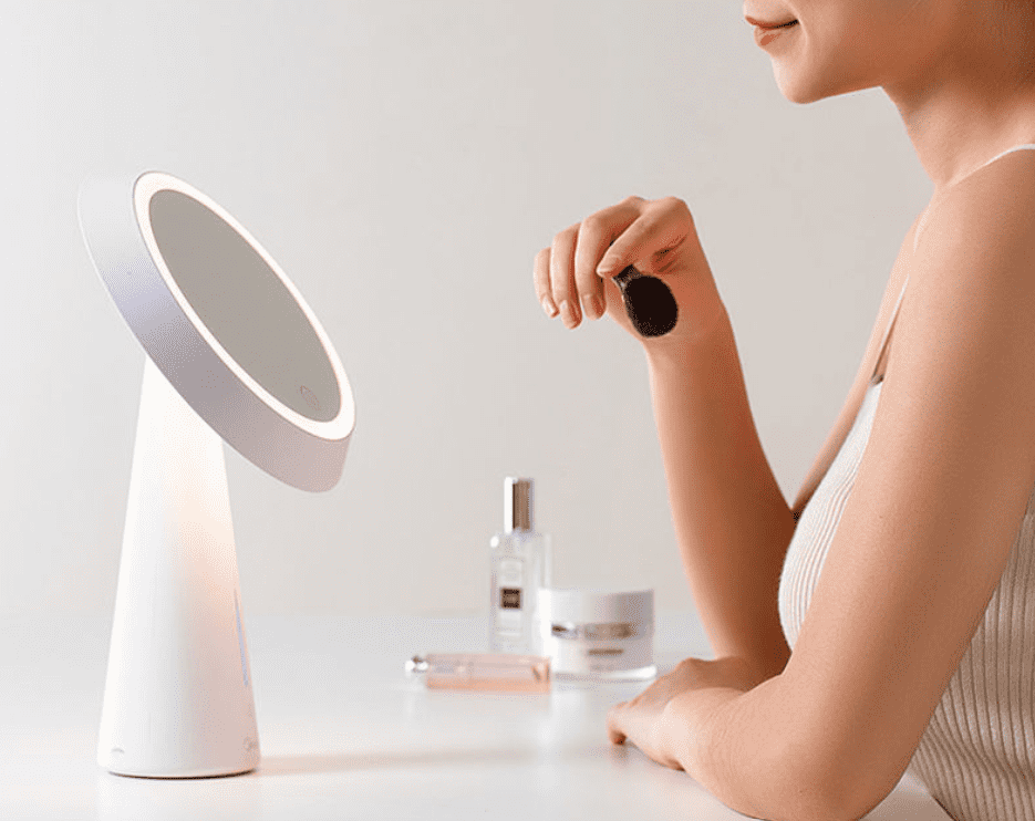 Автономная работа зеркала для макияжа Midea HD Makeup Mirror Light T-03